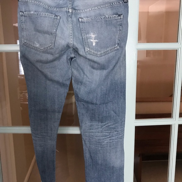 Citizens of Humanity by Jerome Dahan size 24 boyfriend ripped button fly jeans - Picture 2 of 8